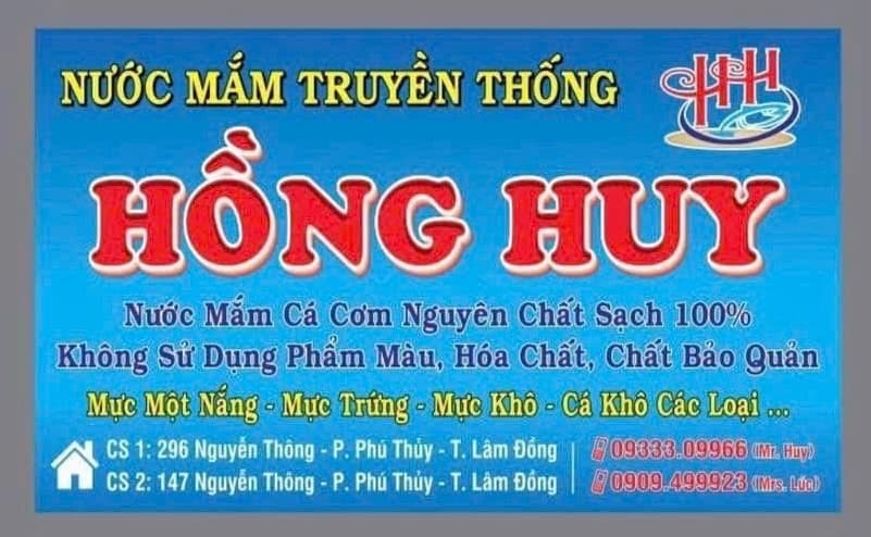 Cơ sở Sản xuất Nước mắm Hồng Huy