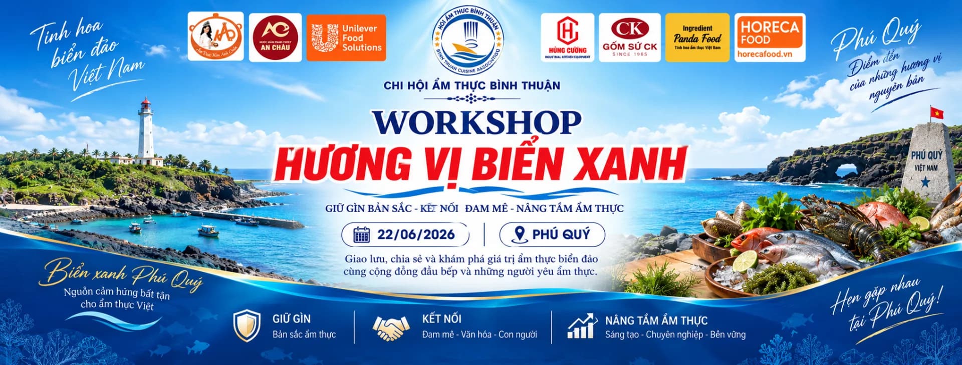 WORKSHOP “HƯƠNG VỊ BIỂN XANH”